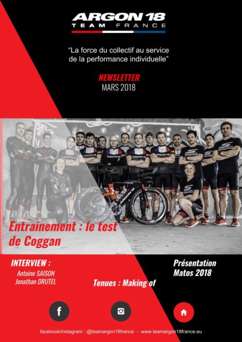 Team Argon 18 France – Newsletter mars 2018