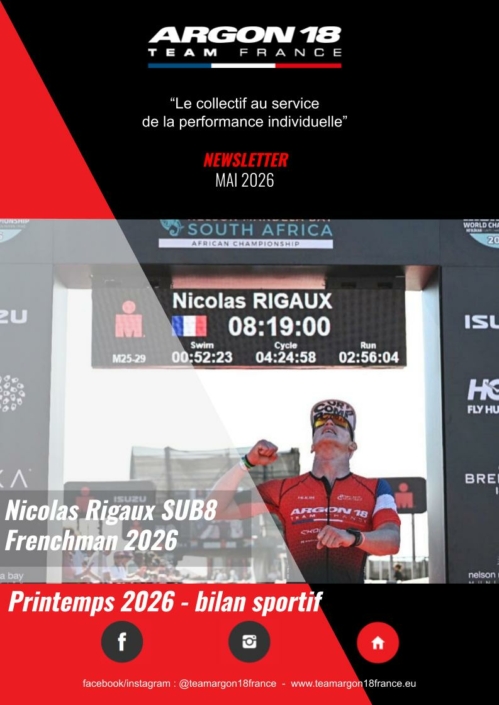 Team Argon 18 France – Newsletter Décembre 2024